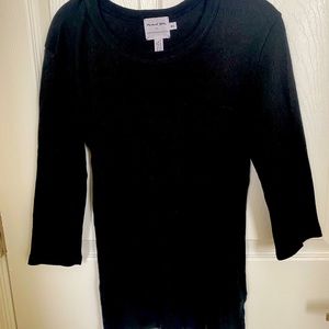 Michael Stars for Anthropology OS black 3/4 length shirt